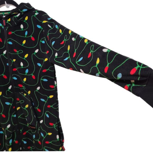 Tipsy Elves Christmas Lights Jumpsuit Holiday Christmas Comfy Size Large - Picture 3 of 11